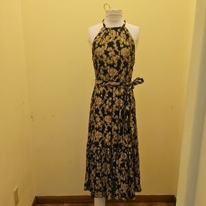 Alex Marie black and gold dress